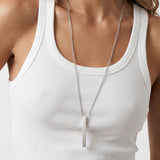 Aura Pendant Necklace (silver)