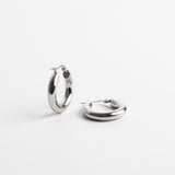 Bold Silver Hoop