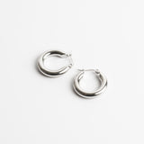 Bold Silver Hoop