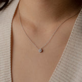 Fleur Pendant Necklace - Silver