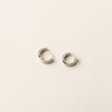 Livia Huggie Earring - Silver
