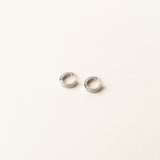 Livia Huggie Earring - Silver