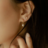 Opal Stud Earring