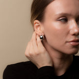 Mini Dome Earring (Silver)