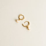 Nova Pearl Huggie Earring