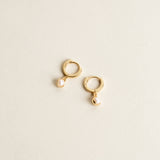 Nova Pearl Huggie Earring