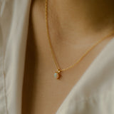 Opal Pendant Necklace
