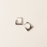 Orla Midi Hoop Earring (Silver)