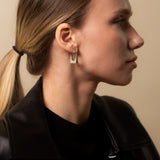 Orla Midi Hoop Earring (Silver)