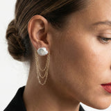Pearl Drape Earring
