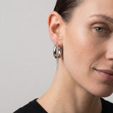 Bold Silver Hoop