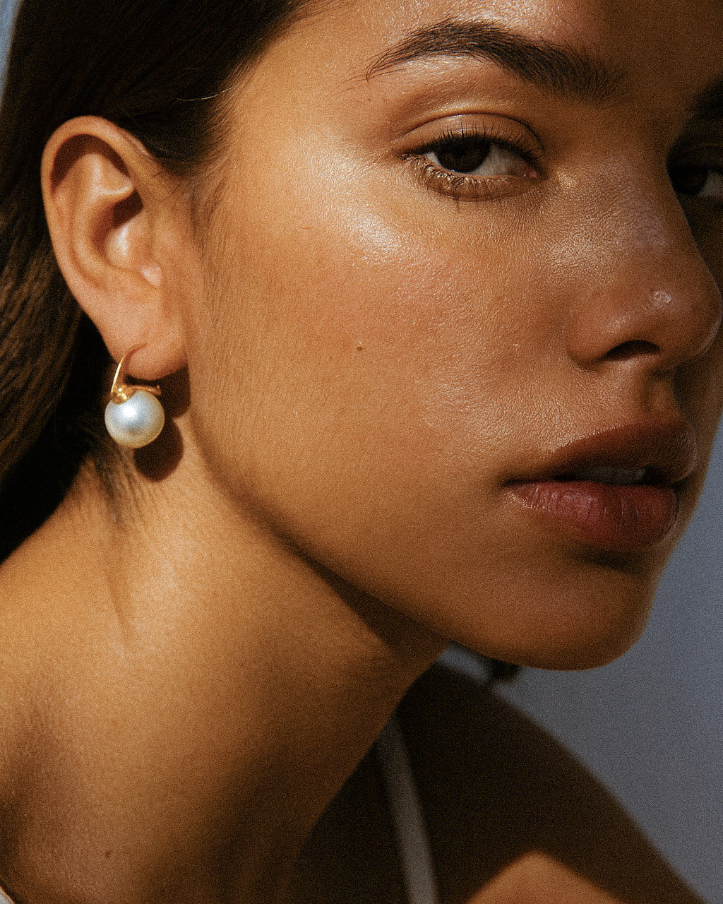 Celeste Pearl Hoop – Every Sunday Jewelry