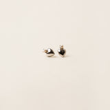 Heart Stud Earring - silver
