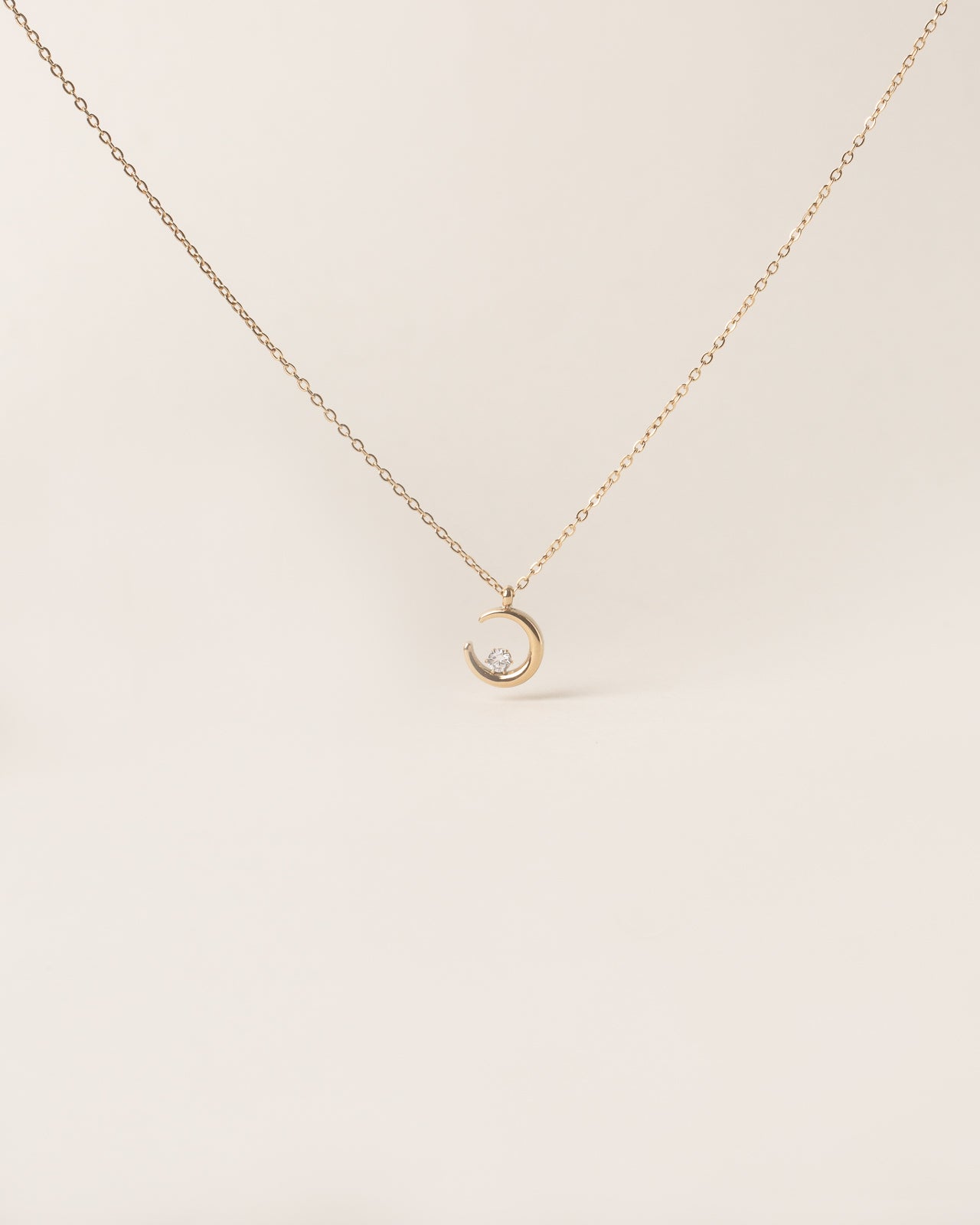 Moon Crescent Mini Necklace