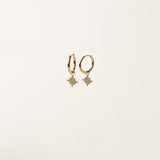 Pave Star Huggie Earring