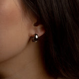 Sloane Mini Hoop Earring - silver
