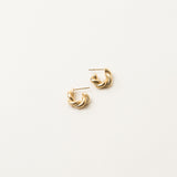 Twisted Midi Hoop Earring
